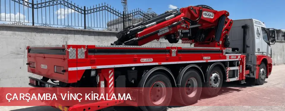 Çarşamba İlçemi Vinç Kiralama